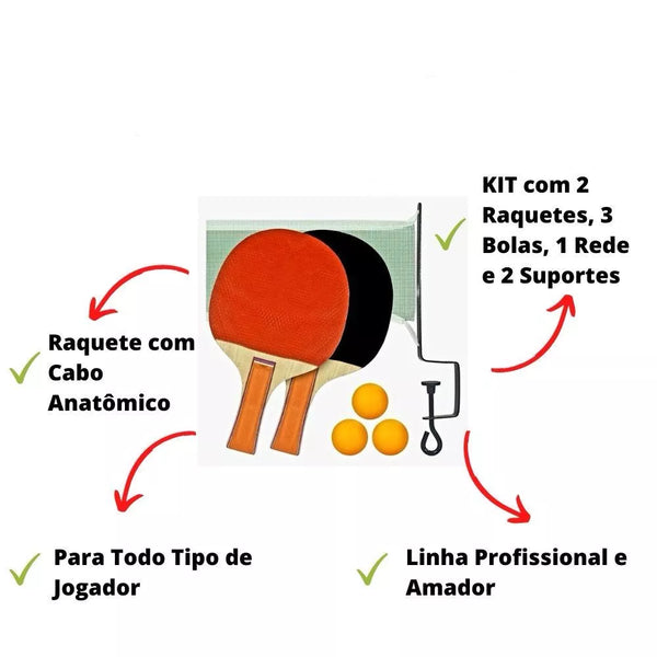 Kit Ping Pong Tenis de Mesa