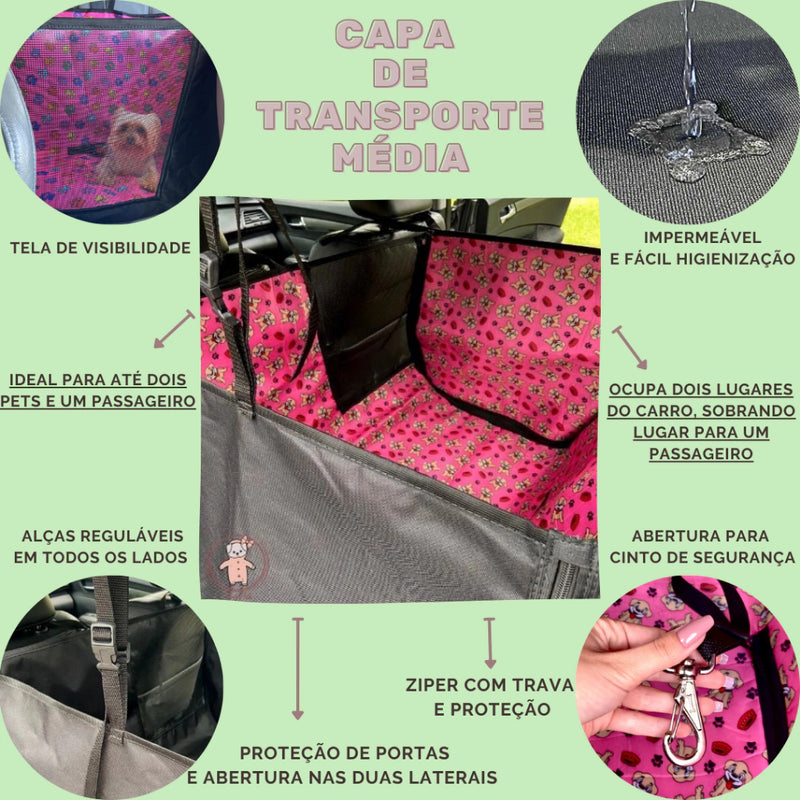 Capa Pet -P/  Transporte no Carro