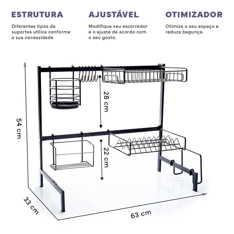 Escorredor de Prato Autossustentável