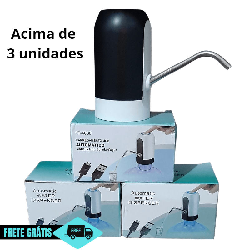 Bomba Automática Para Garrafão (Recarregável/ Usb) - GÊNESE 